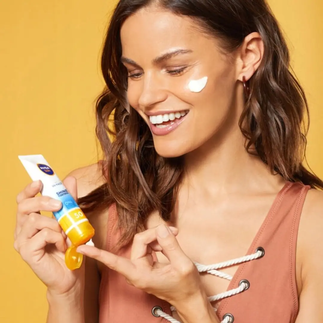 NIVEA SUN Gezichtcrème SPF 50 Matte Afwerking 50ml