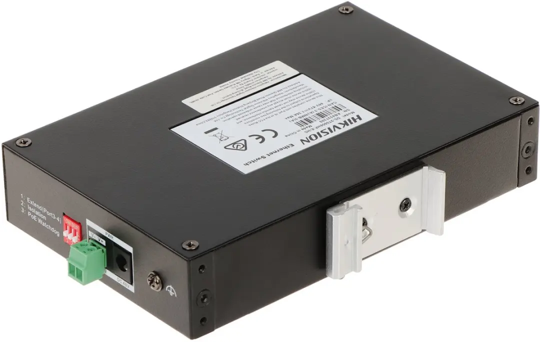 Hikvision DS-3T0506HP-E/HS Netwerk Switch - 4x PoE 60W