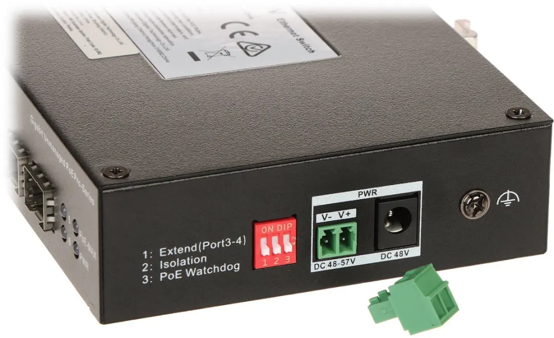 Hikvision DS-3T0506HP-E/HS Netwerk Switch - 4x PoE 60W - afbeelding 6 van 6