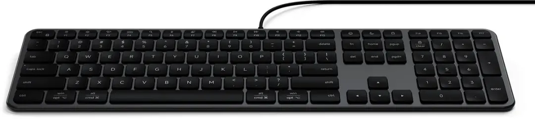 Satechi Slim LX3 ST-KULX3C-EN Toetsenbord - Bedraad - Zwart - afbeelding 6 van 6
