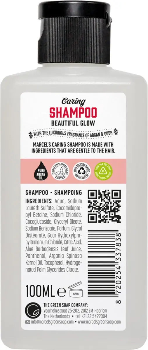 Marcel's Green Soap Argan & Oudh Shampoo Mini - 20x100ml