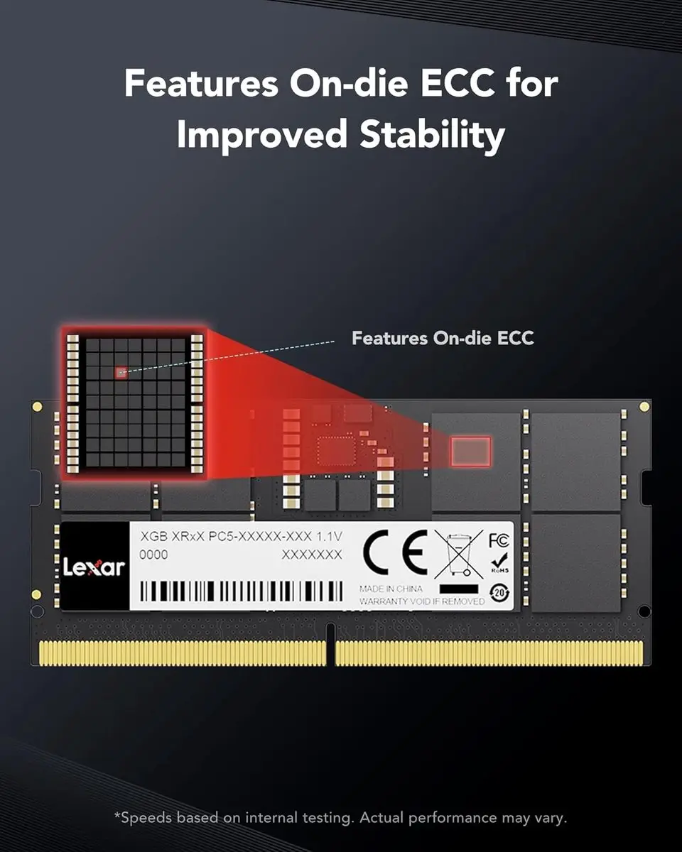 Lexar LD5S16G56C46ST-BGD DDR5 SODIMM - 32GB (2x16GB) 5600MHz