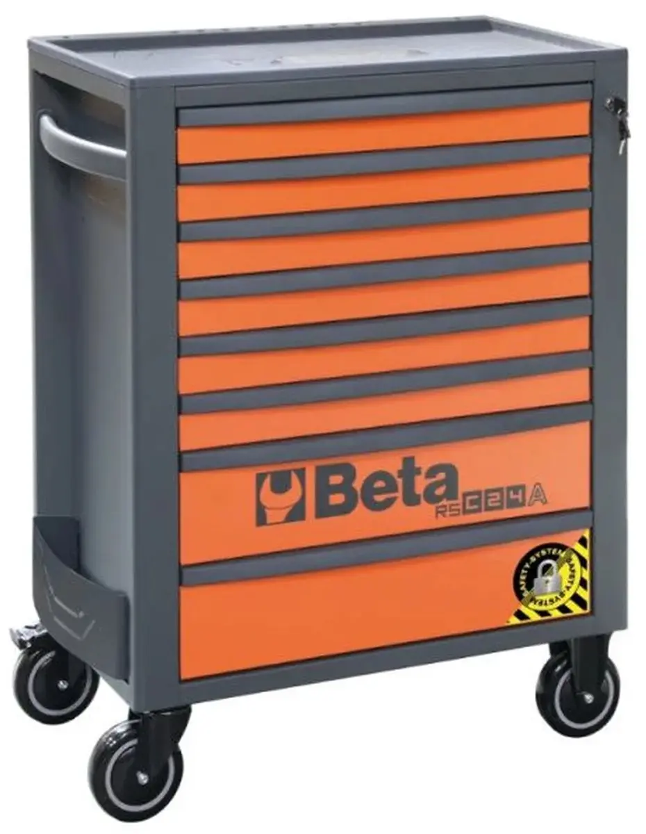 Beta Gereedschapswagen RSC24A/8-VIL - 8 Lades - 411-delig - Oranje