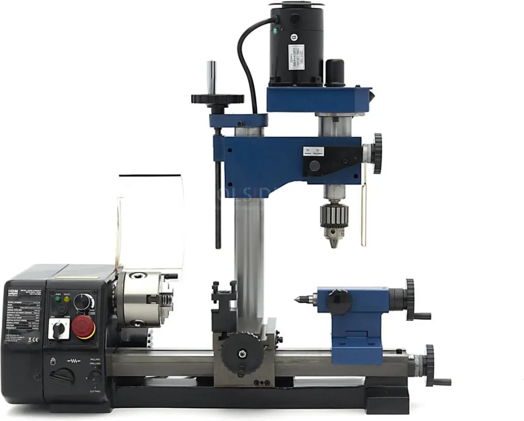 HBM Metaaldraaibank Compact 140x250mm - Boorkop 10mm - afbeelding 6 van 6