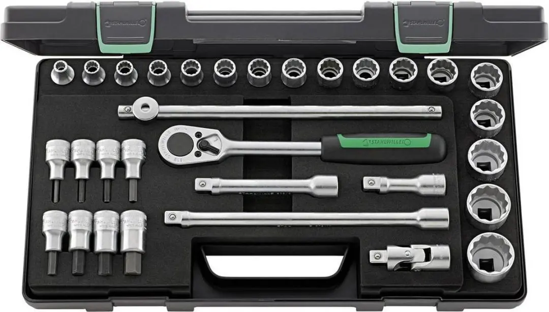 Stahlwille 96031439 Dopsleutelset 31-delig 1/2"