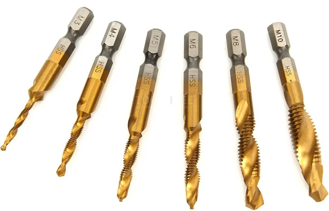 HBM 6-delige HSS Zelftappende Borenset M3-M10