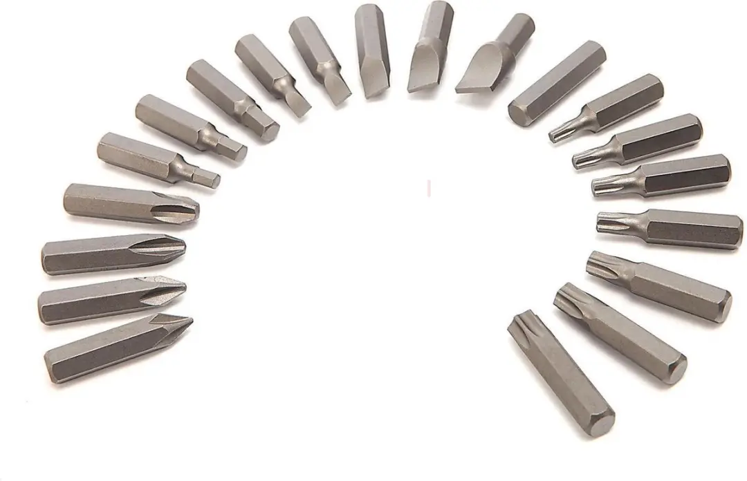 HBM 20-delige Bitset voor Slagschroevendraaier - Sleuf/PH/PZ/T/Torx