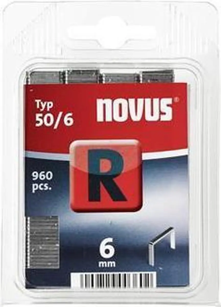 Novus Niet met platte draad R 50/6mm