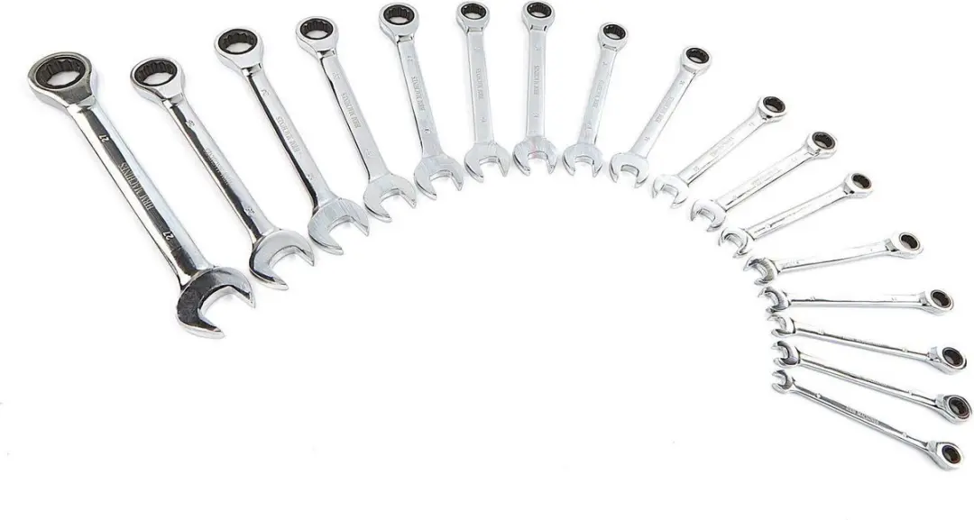 HBM 17-delige Ringsleutelset 8-27mm - Aluminium opbergkoffer