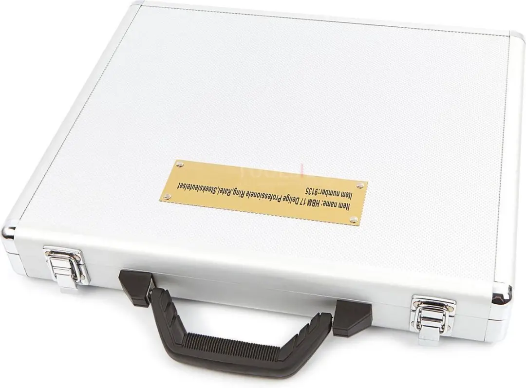 HBM 17-delige Ringsleutelset 8-27mm - Aluminium opbergkoffer - afbeelding 6 van 6