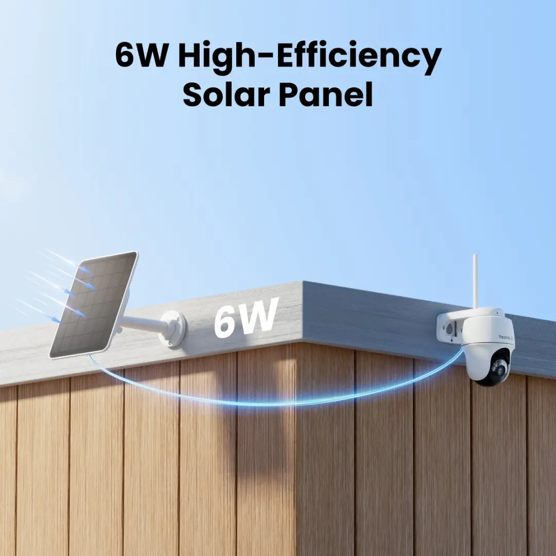 Reolink 6W Zonnepaneel 5900mAh - IP67 - Wit/Zwart