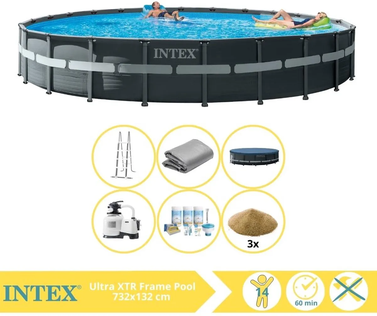 Intex Ultra XTR Frame 26340GN Zwembad 732x132cm