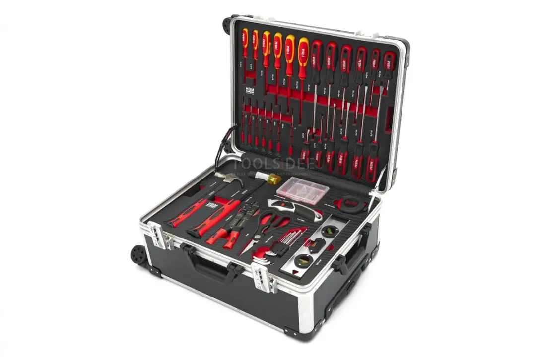 HBM 238-delige Gereedschapskoffer Trolley - Carbon Inlays - 17,9 kg
