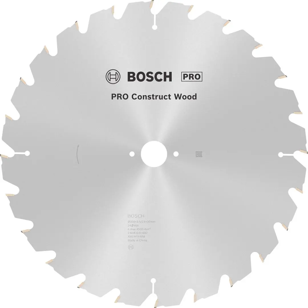 Bosch Professional Cirkelzaagblad Construct Wood 350mm
