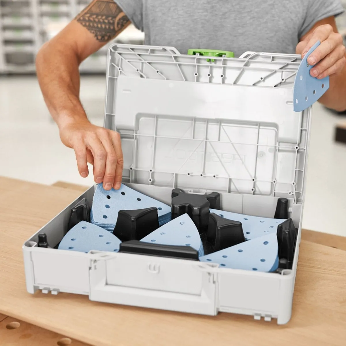 Festool SYS-STF DELTA GR-Set Schuurmateriaal - 100 Stuks - afbeelding 6 van 6
