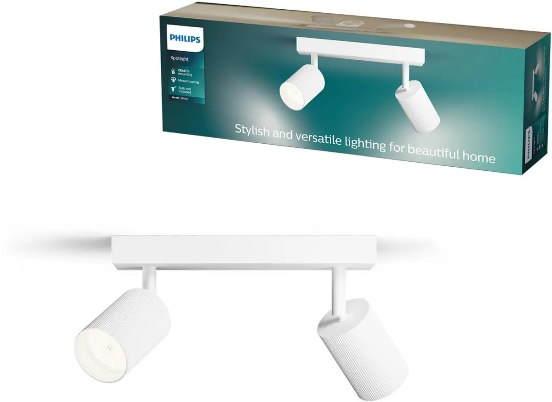 Philips Wyatt Opbouwspot GU10 2x5W
