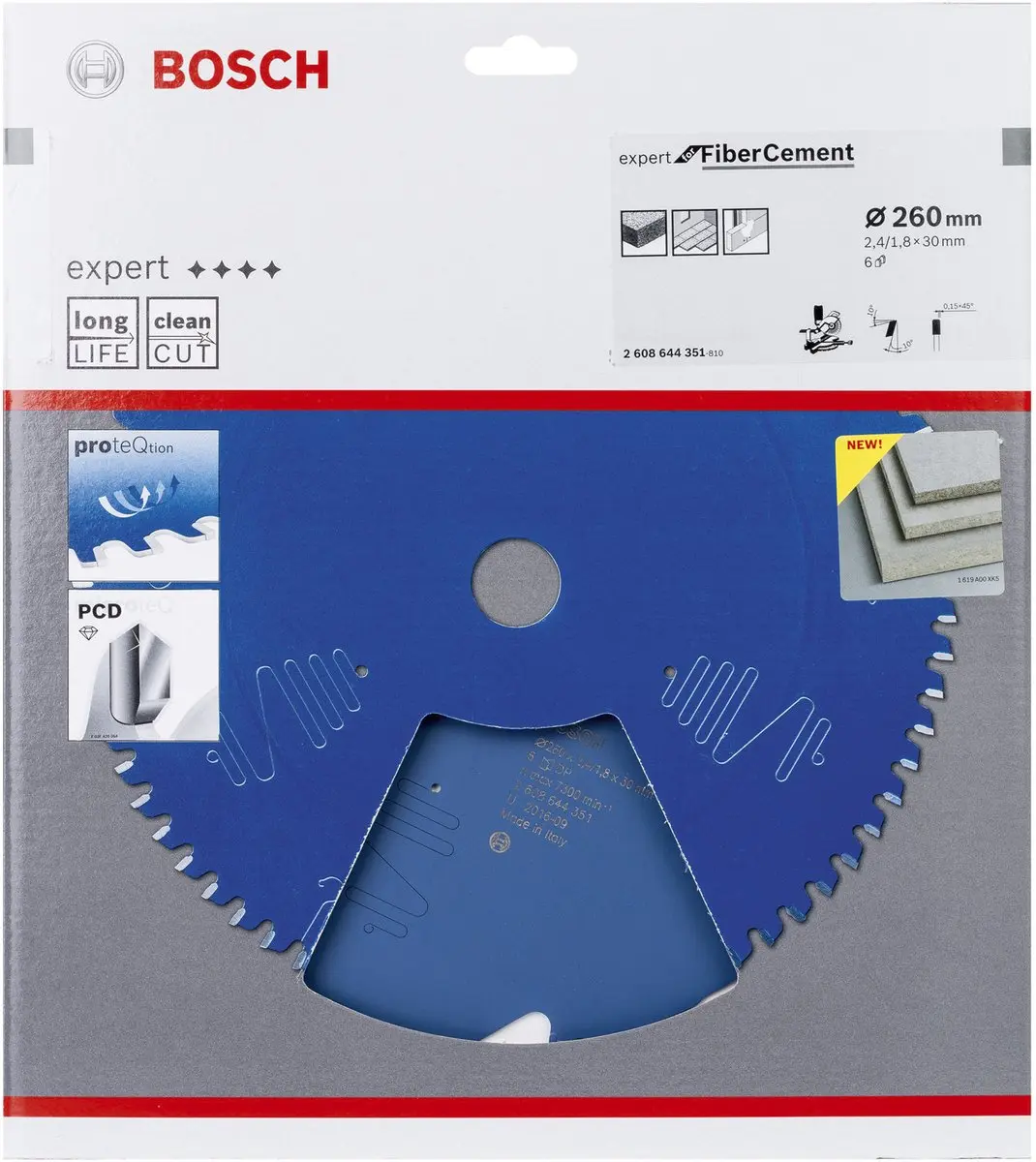 Bosch Blad Expert Fiber Cement 260mm - 30mm As - Natuursteen