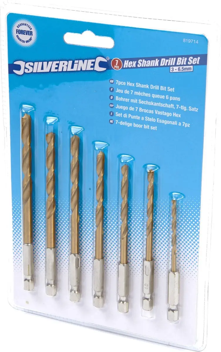 HBM 7-delige Bit- en Borenset 3-6,5mm Metaal