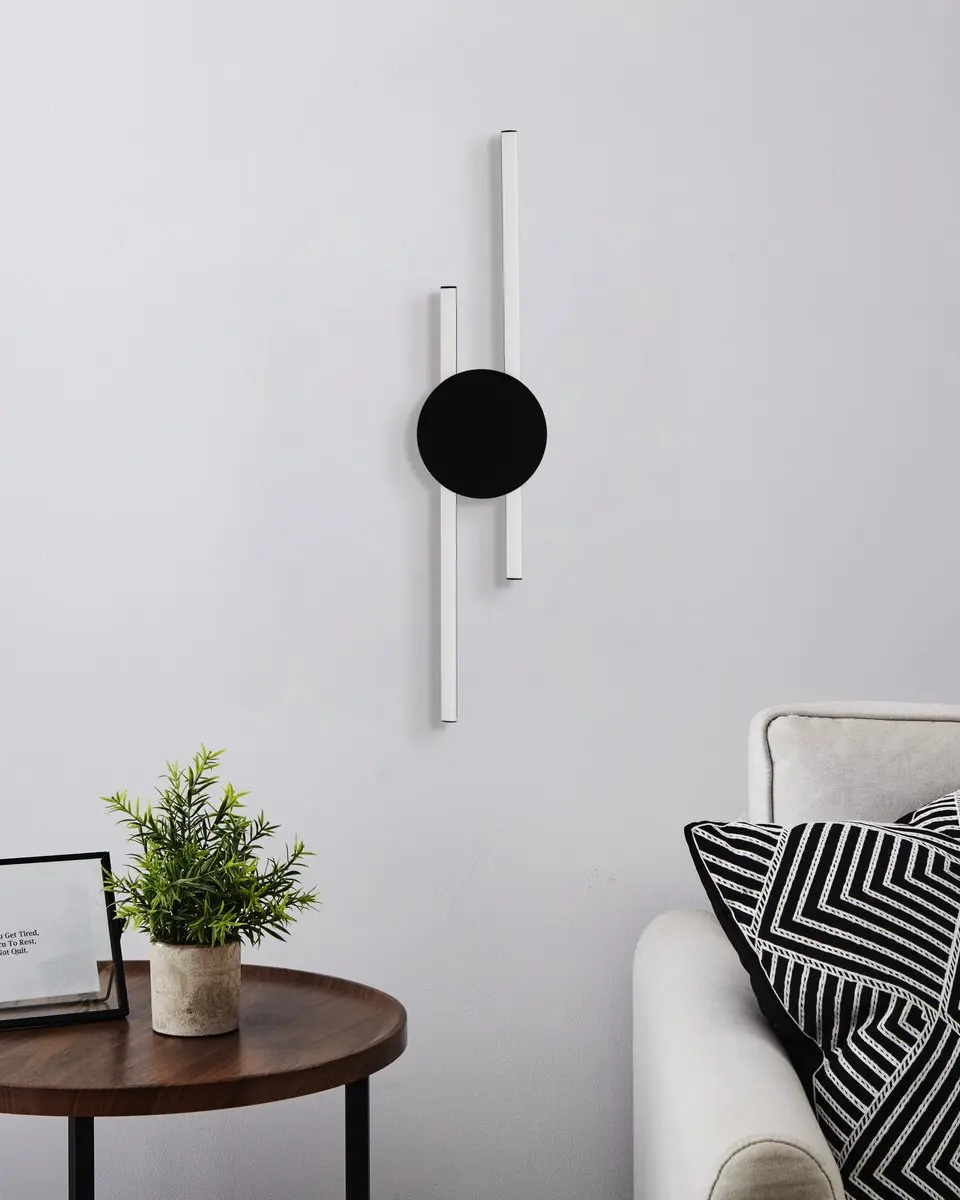 Eglo Venticello Plafondlamp LED 75cm - Zwart/Wit
