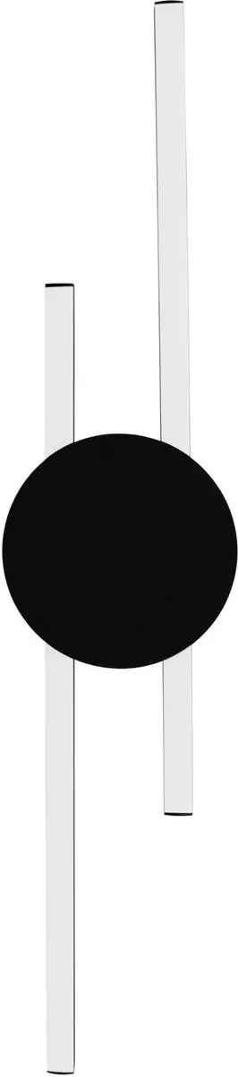 Eglo Venticello Plafondlamp LED 75cm - Zwart/Wit