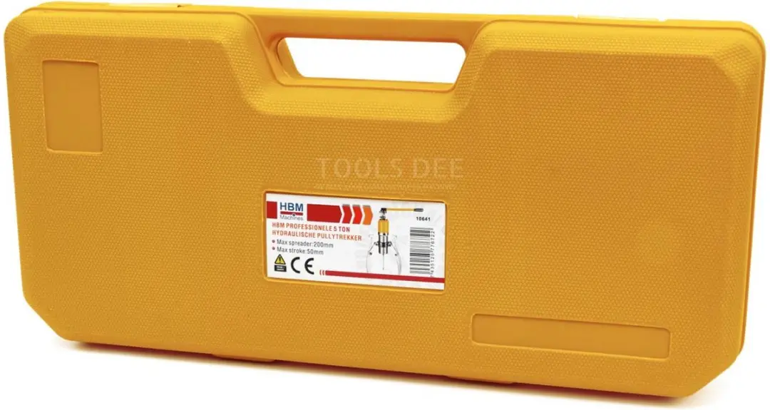 HBM 5 Ton Hydraulische Pullytrekker - met handpomp en accessoires