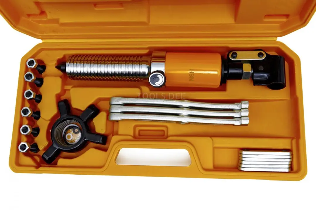 HBM 5 Ton Hydraulische Pullytrekker - met handpomp en accessoires