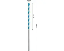 Bosch Professional CYL-9 MultiConstruction Boor 5,5 x 150mm