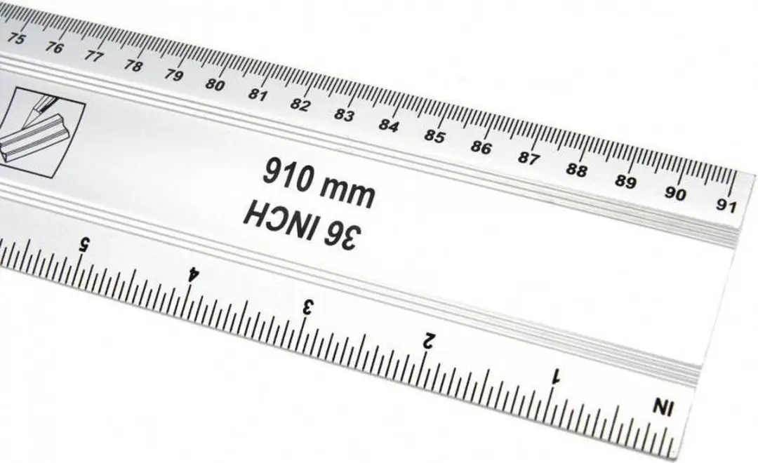 HBM 910mm Markeerliniaal met Waterpas - Zilver/Zwart