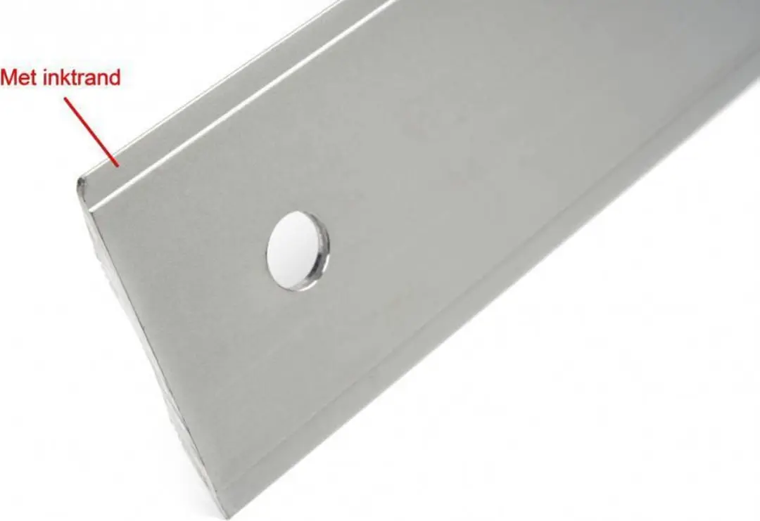 HBM 910mm Markeerliniaal met Waterpas - Zilver/Zwart