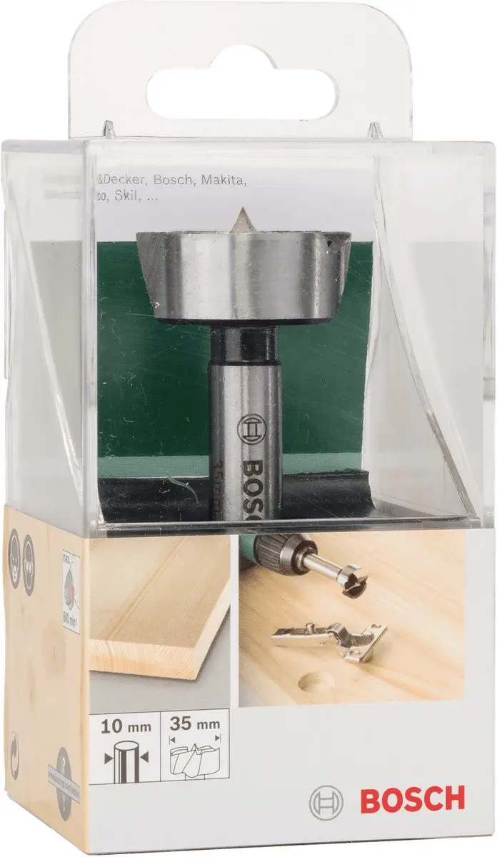 Bosch Machinehoutboren DIN 7483 G 35mm - 90mm - Hout