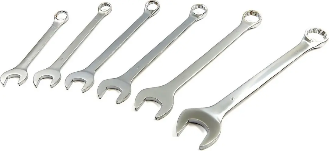 HBM Profi 6 Delige Steeksleutel Ringsleutelset 32-50mm