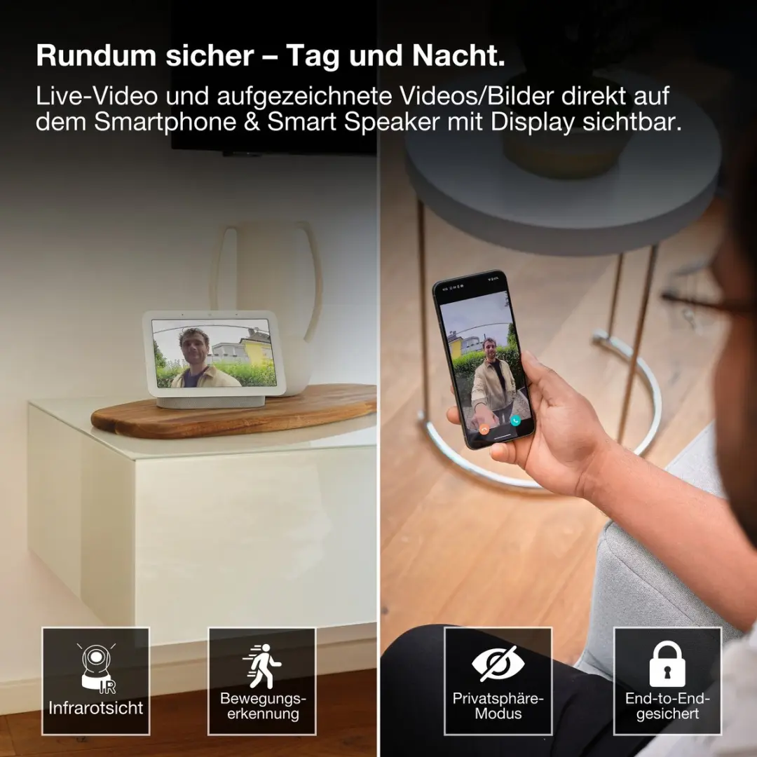Osram SMART+ AC755550155 WiFi Videodeurbel 3MP - Wit