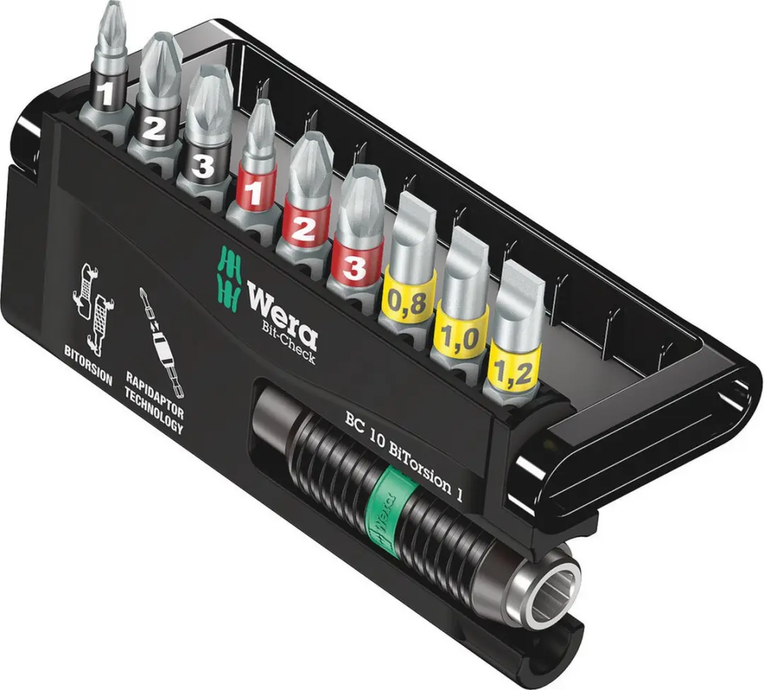 Wera Bit-Check 10 BiTorsion 1 - 10 Stuks
