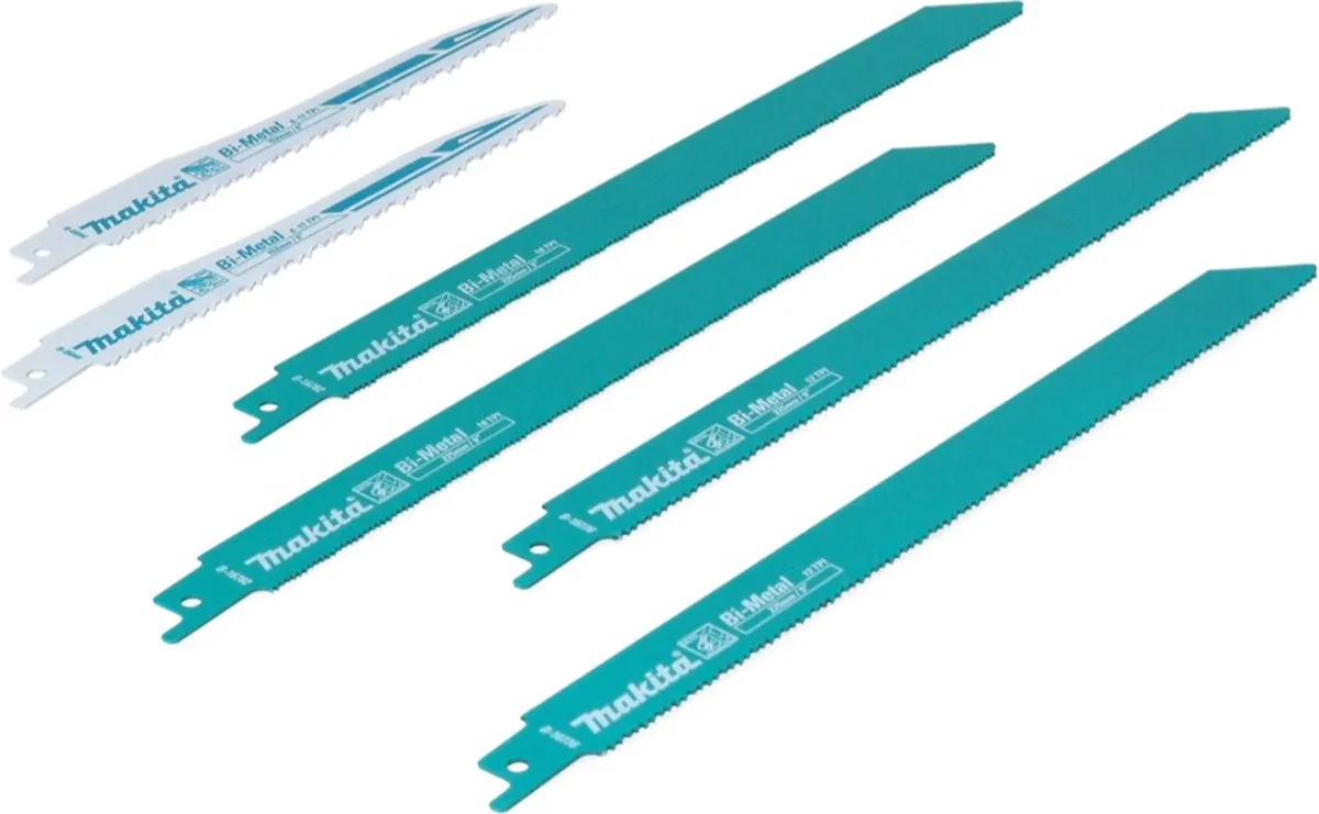 Makita Reciprozaagset B-44448 - 6-delig