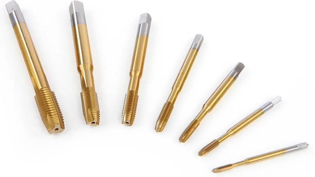 HBM 7-delig HSS Tin Gecoate Cobalt Machinetapset M3-M12