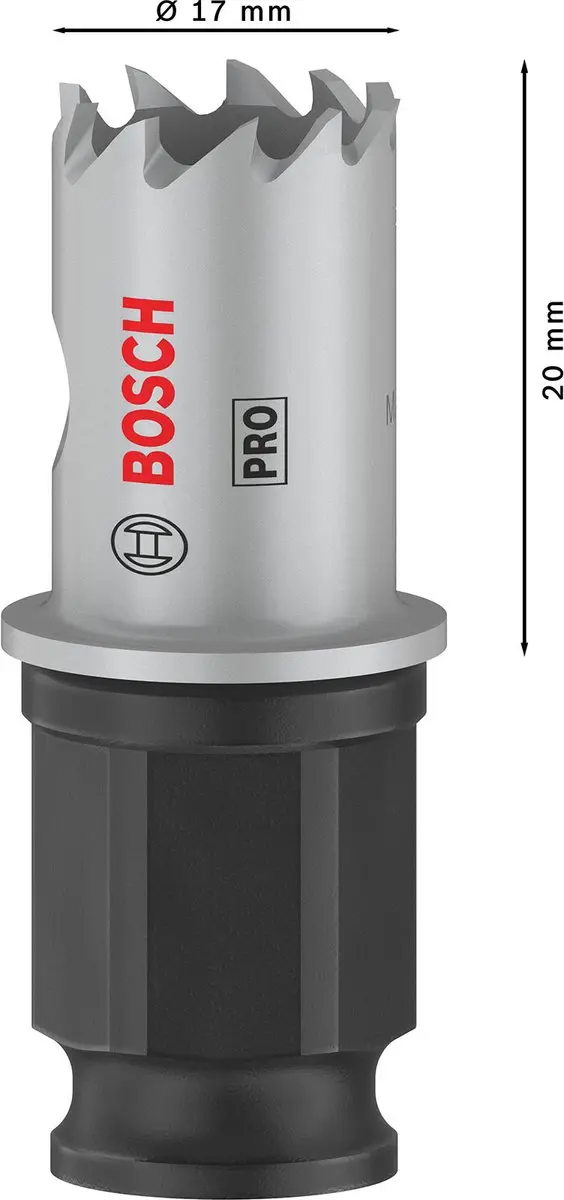 Bosch Professional PC Plus Gatenzaag 17mm - Metaal