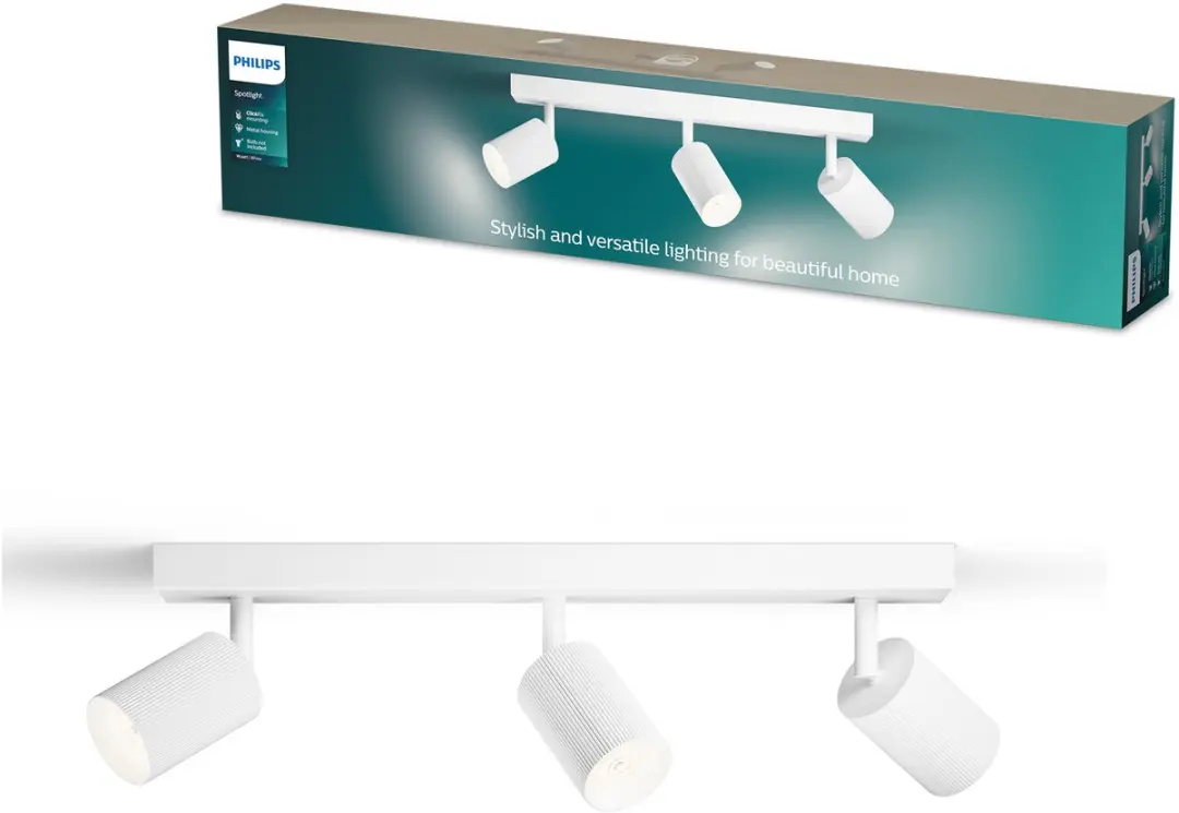 Philips Wyatt Opbouwspot GU10 3-pack