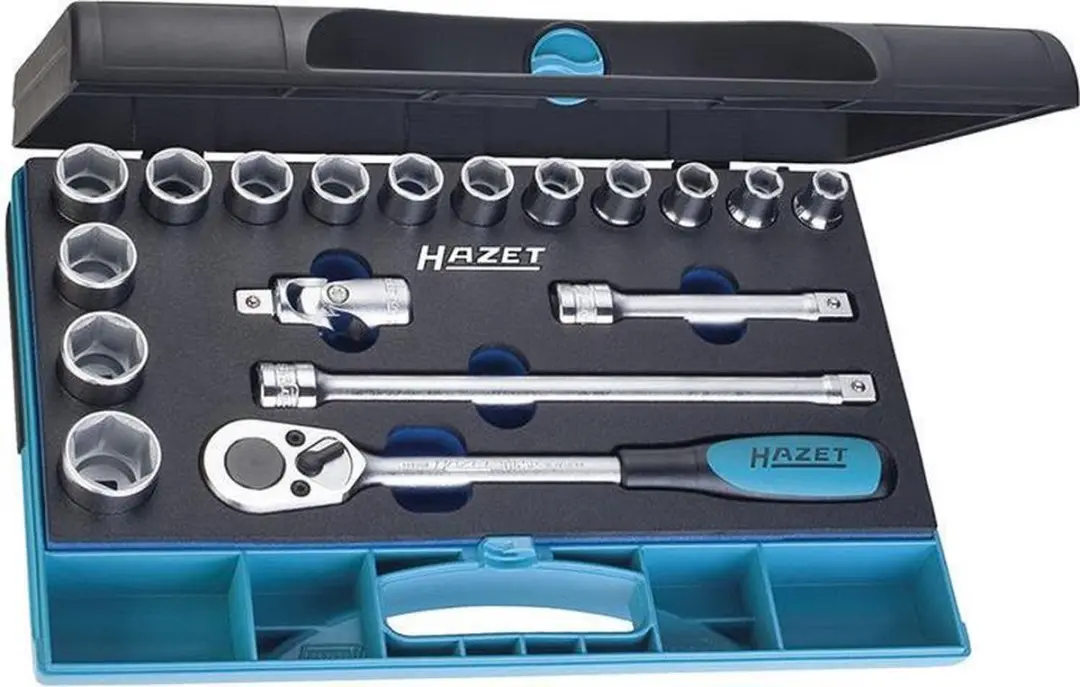 Hazet 1/2" Dopsleutelset 18-delig