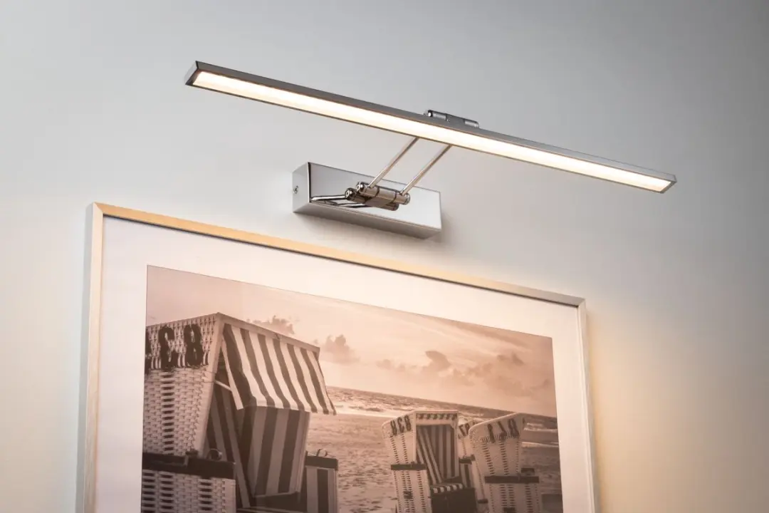 Paulmann Galeria LED Schilderijlamp Beam 2700K 1050lm - Chroom
