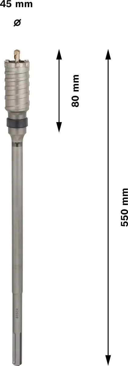 Bosch Professional PRO SDS max-5 Core Cutter F00Y145189 - Beton 45mm