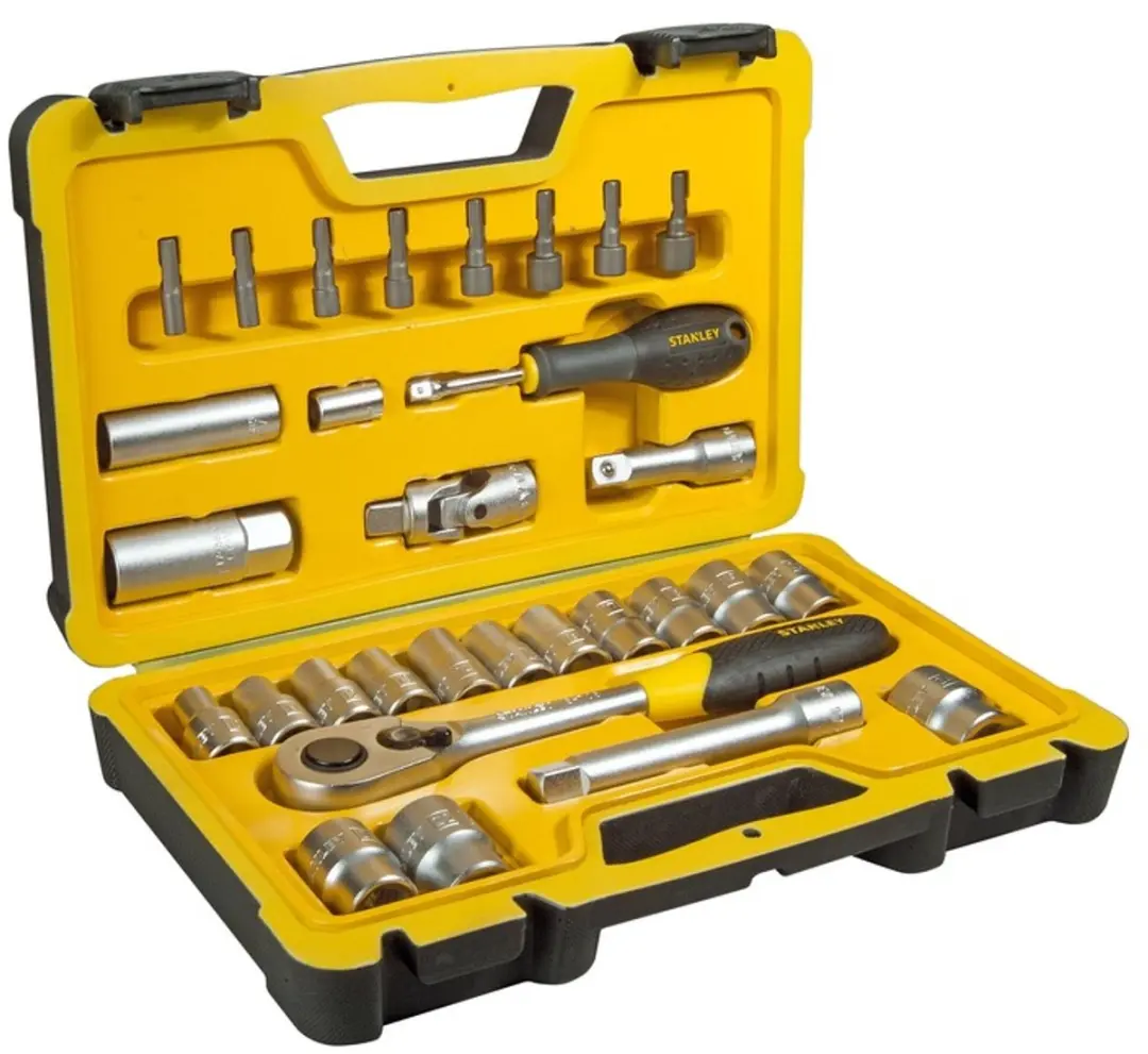 Stanley Dopsleutelset 1/2" 30-delig - Chroom satijn