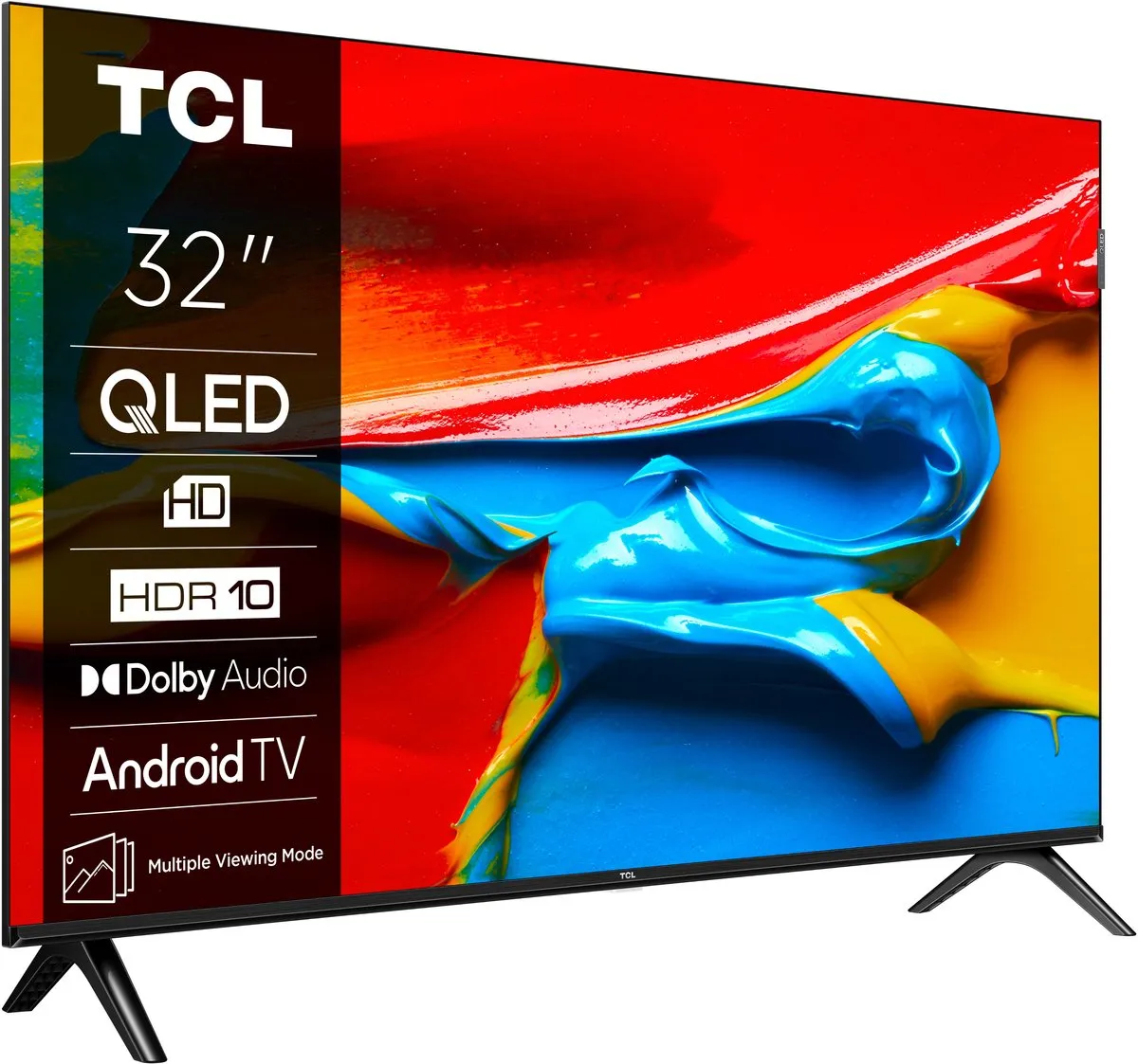 TCL 32V4C 32-inch QLED HD Smart TV - Zwart
