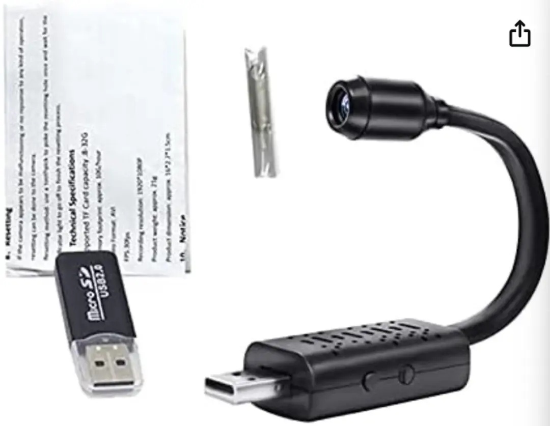 RedParrot USB Mini WiFi Inspectiecamera 8mm - 800mAh - Zwart