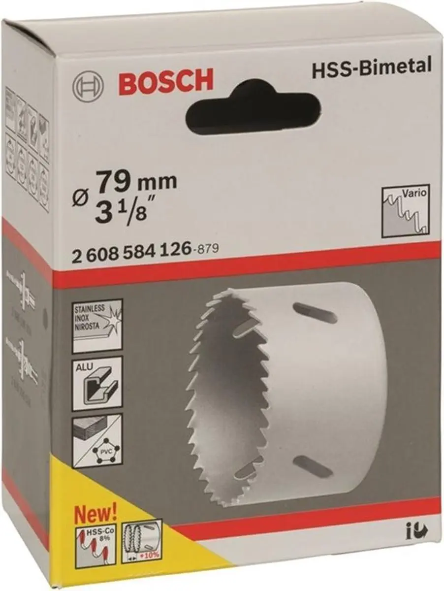 Bosch HSS-Bimetaal Gatzaag 79mm - Metaal