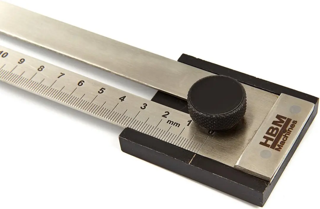 HBM Afkras Liniaal Model 1 300mm - Metaal