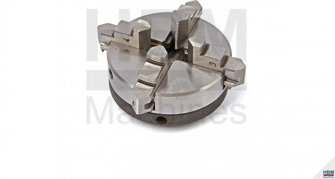 HBM Zelfcentrerende 4-Klauwplaat 65mm M14x1 - Zilver