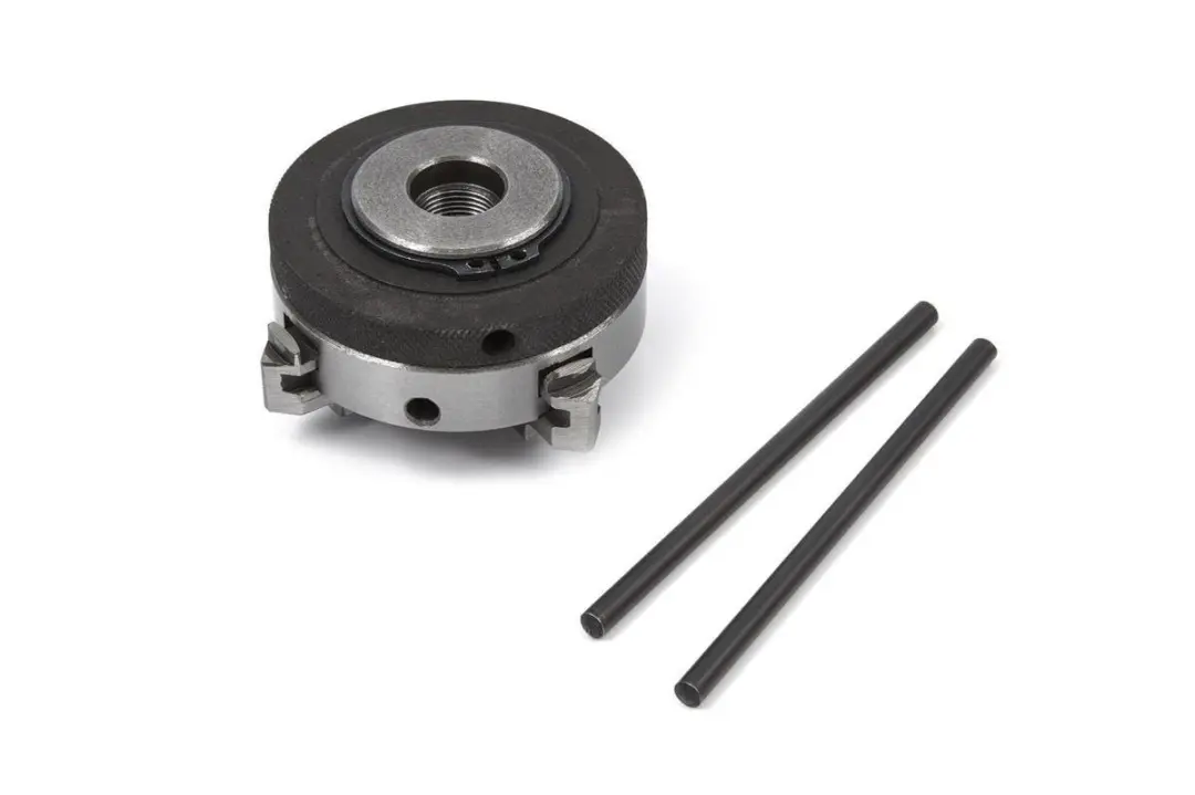 HBM Zelfcentrerende 4-Klauwplaat 65mm M14x1 - Zilver