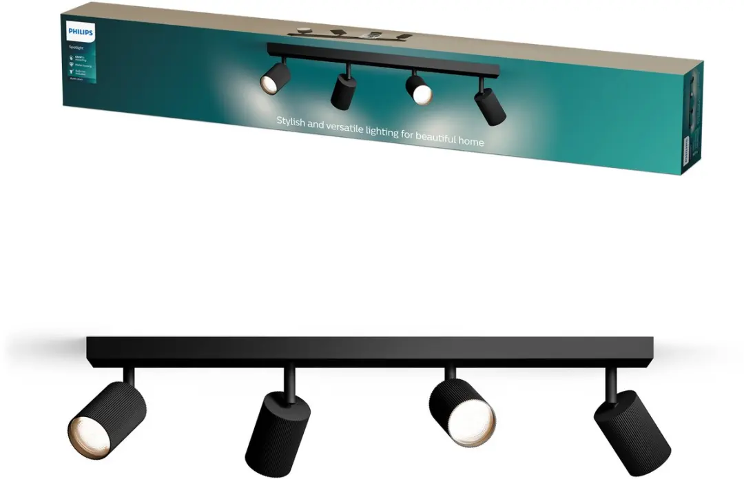 Philips Wyatt Opbouwspot GU10 4-delig