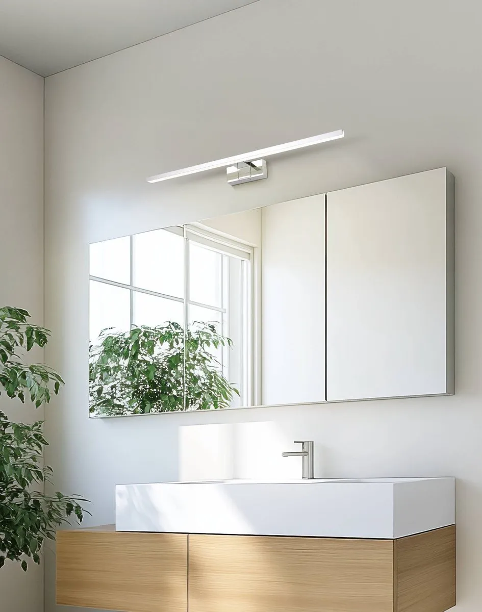 EGLO Conettilla Spiegellamp - Badkamer - LED - 60 cm - Chroom/Wit - Instelbaar wit licht