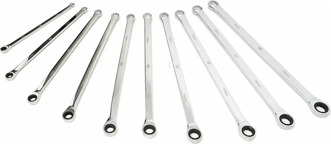 HBM 10-delige Ringsleutelset 8-19mm